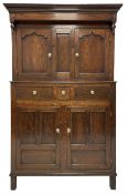 18th century oak housekeepers cupboard
