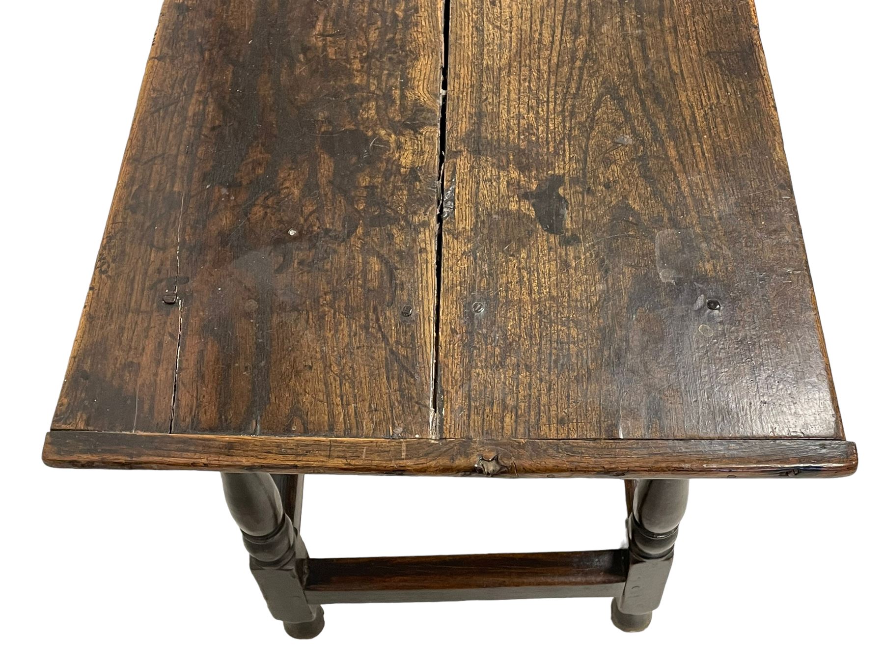 18th century oak side table - Image 4 of 7