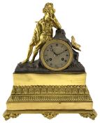 Louis Phillipe - 8-day French striking mantle clock circa 1840