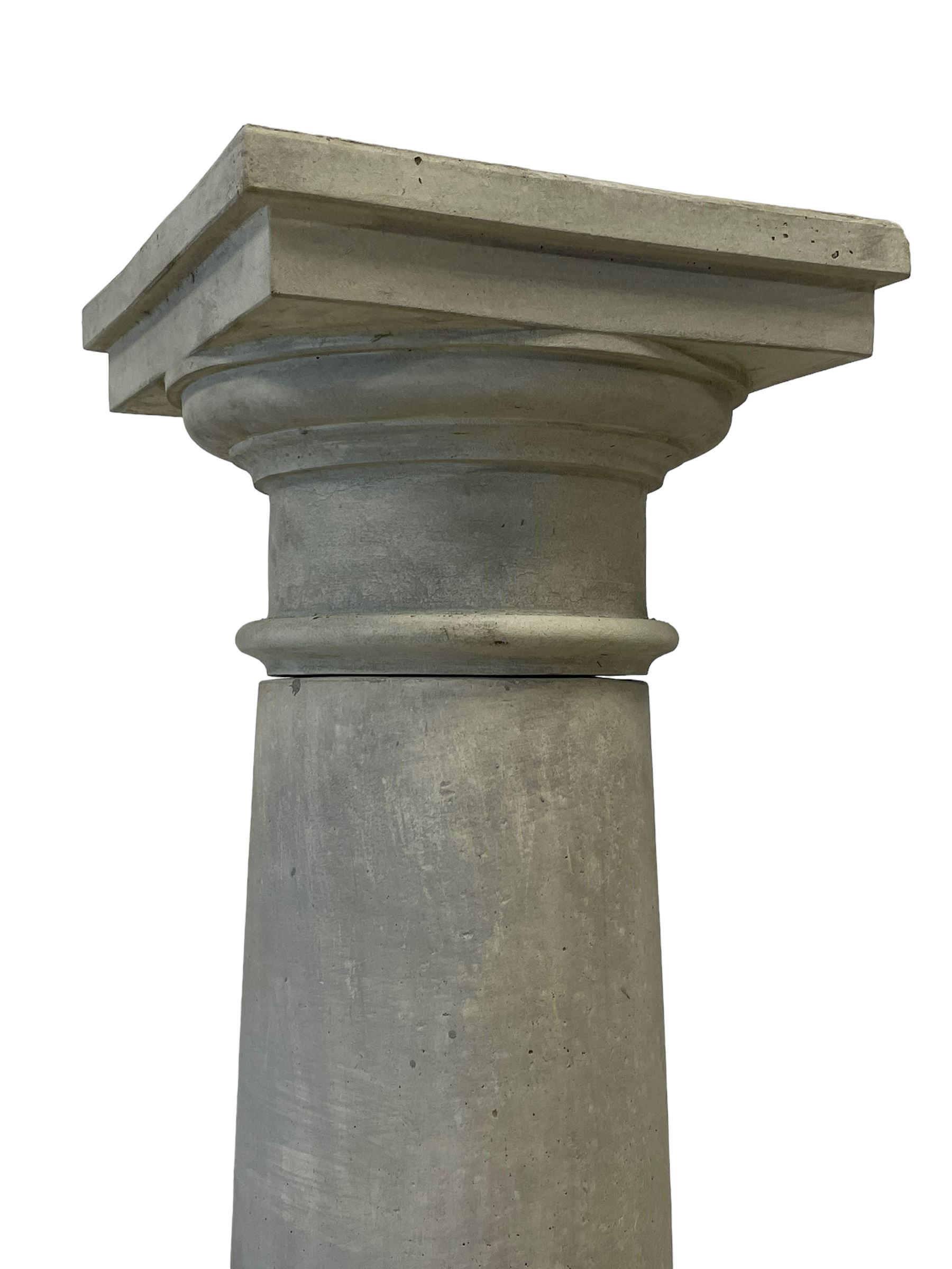 Pair of three-piece architectural pedestals - Image 10 of 11