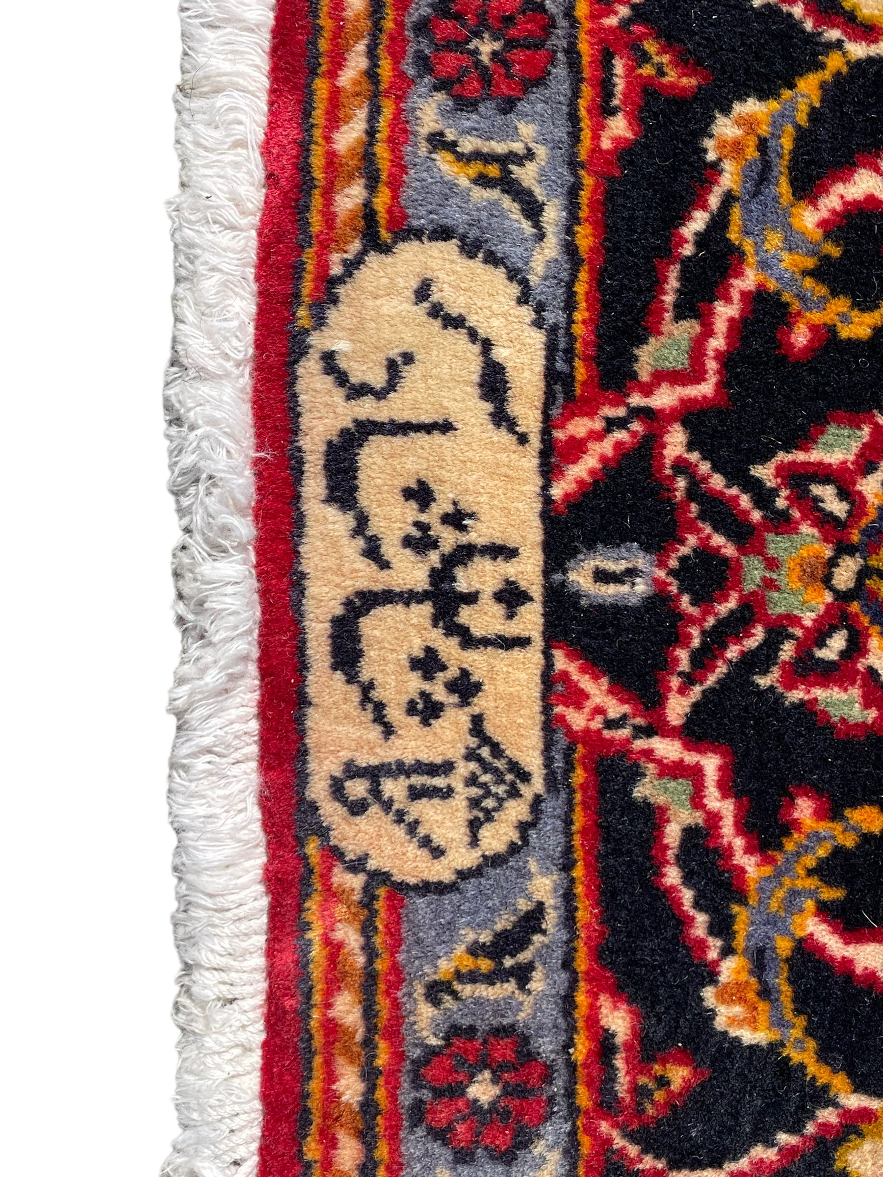 Small Persian Kashan red ground rug - Image 8 of 8