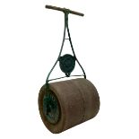 'The Alexandra' Edwardian painted wrought and cast iron garden roller