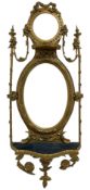 Victorian ornate gilt gesso framed mirror