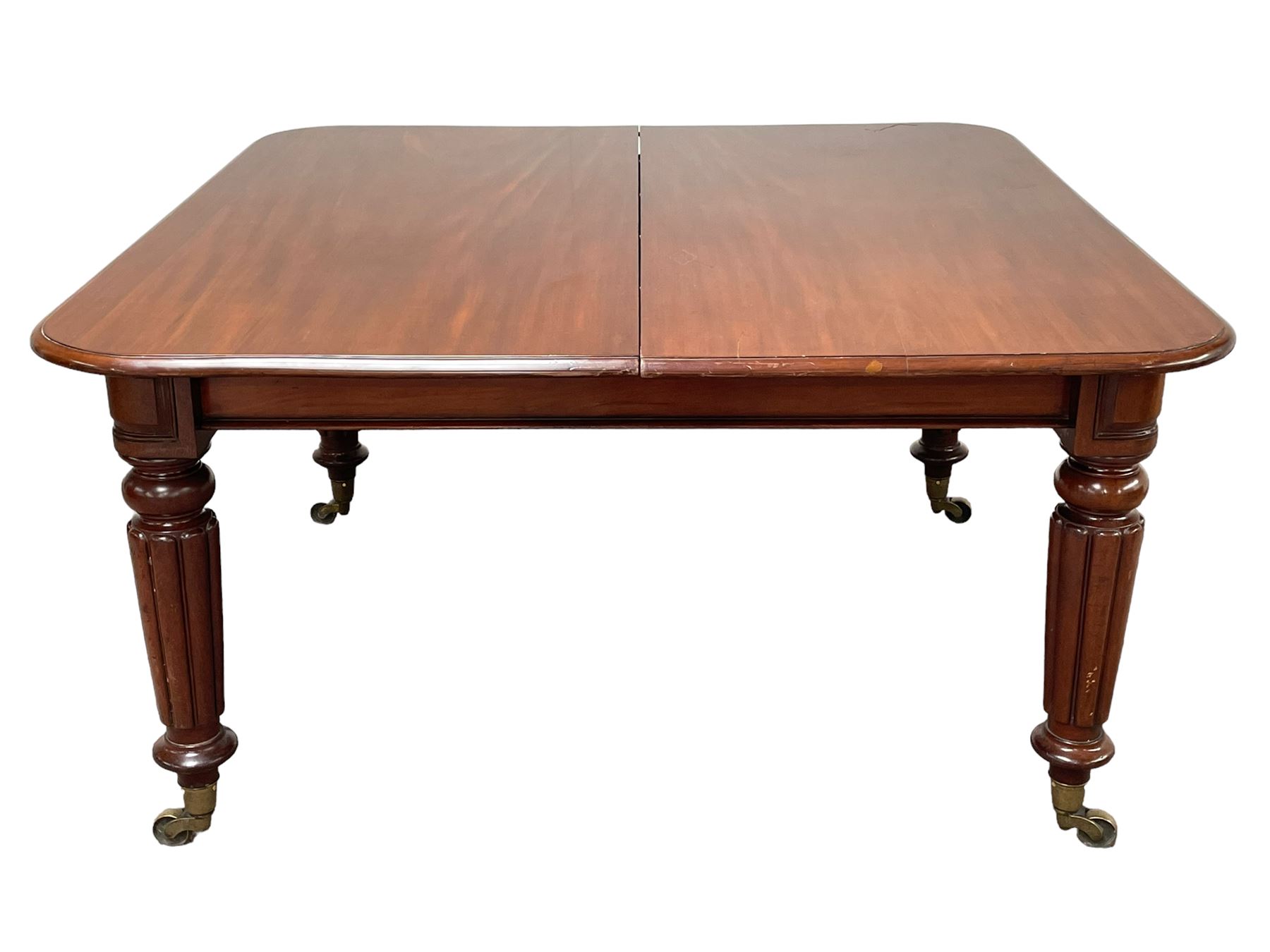 Victorian mahogany extending dining table - Image 13 of 19