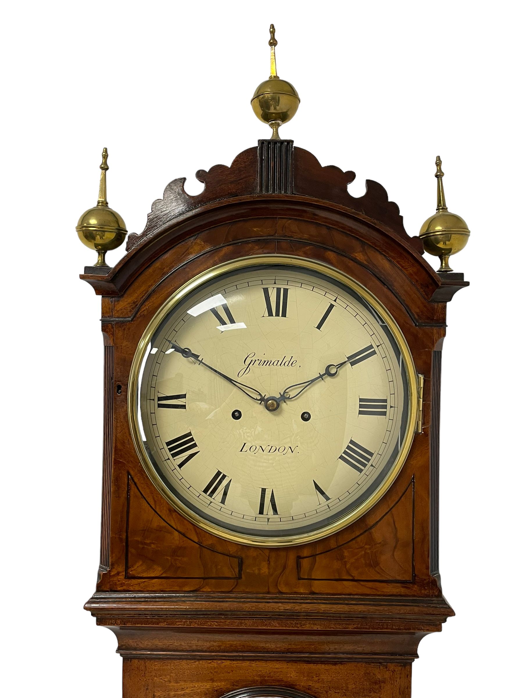 Grimalde of London - Mahogany 8-day longcase clock c1805 - Image 4 of 14