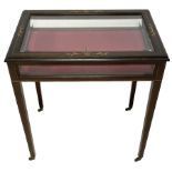 Gott's of Pickering - late 20th century Edwardian Revival mahogany Bijouterie table