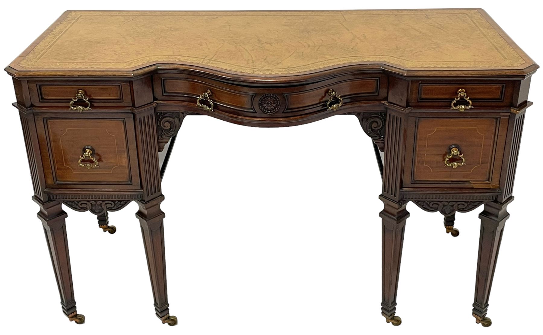 Late 19th century mahogany writing desk