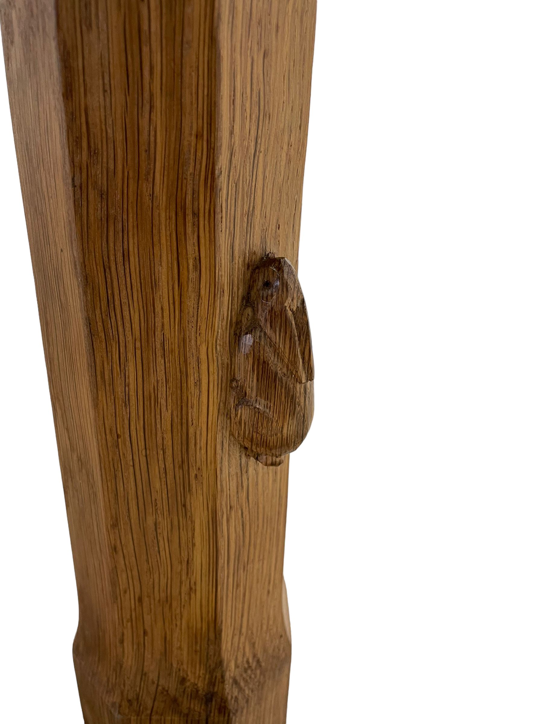 Rabbitman - oak dining table - Image 6 of 8