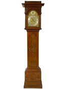 Henry Hindley of York - mid 18th century 8-day carved oak longcase