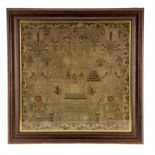 19th century needlework sampler by Ann Duffield