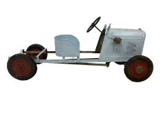 1930s blue painted pedal car or commercial lorry