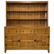 Rabbitman - adzed oak dresser