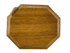 Mouseman - oak breadboard