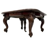 Large 19th century mahogany dining table