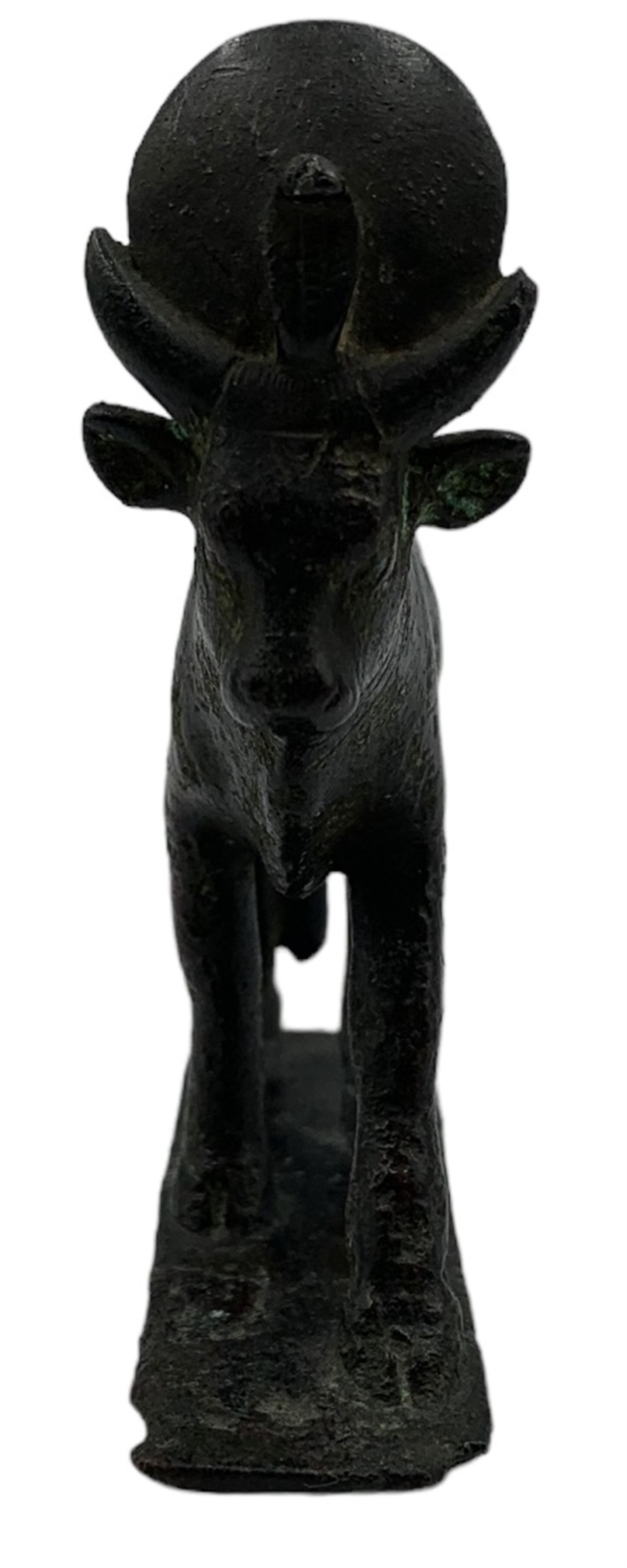 Ptolemeic period Egyptian bronze Apis Bull - Image 4 of 7