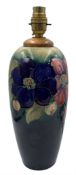 Moorcroft Clematis pattern table lamp