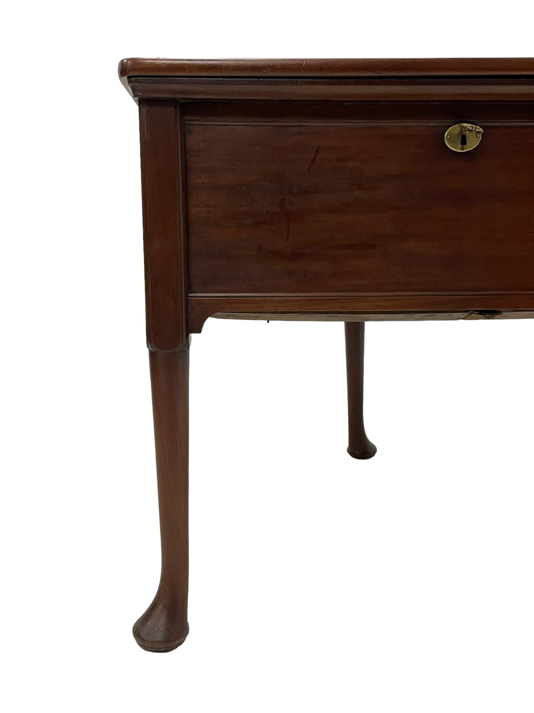 18th century mahogany metamorphic campaign writing desk - Image 17 of 27
