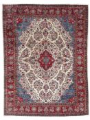 Large Persian Kashan carpet