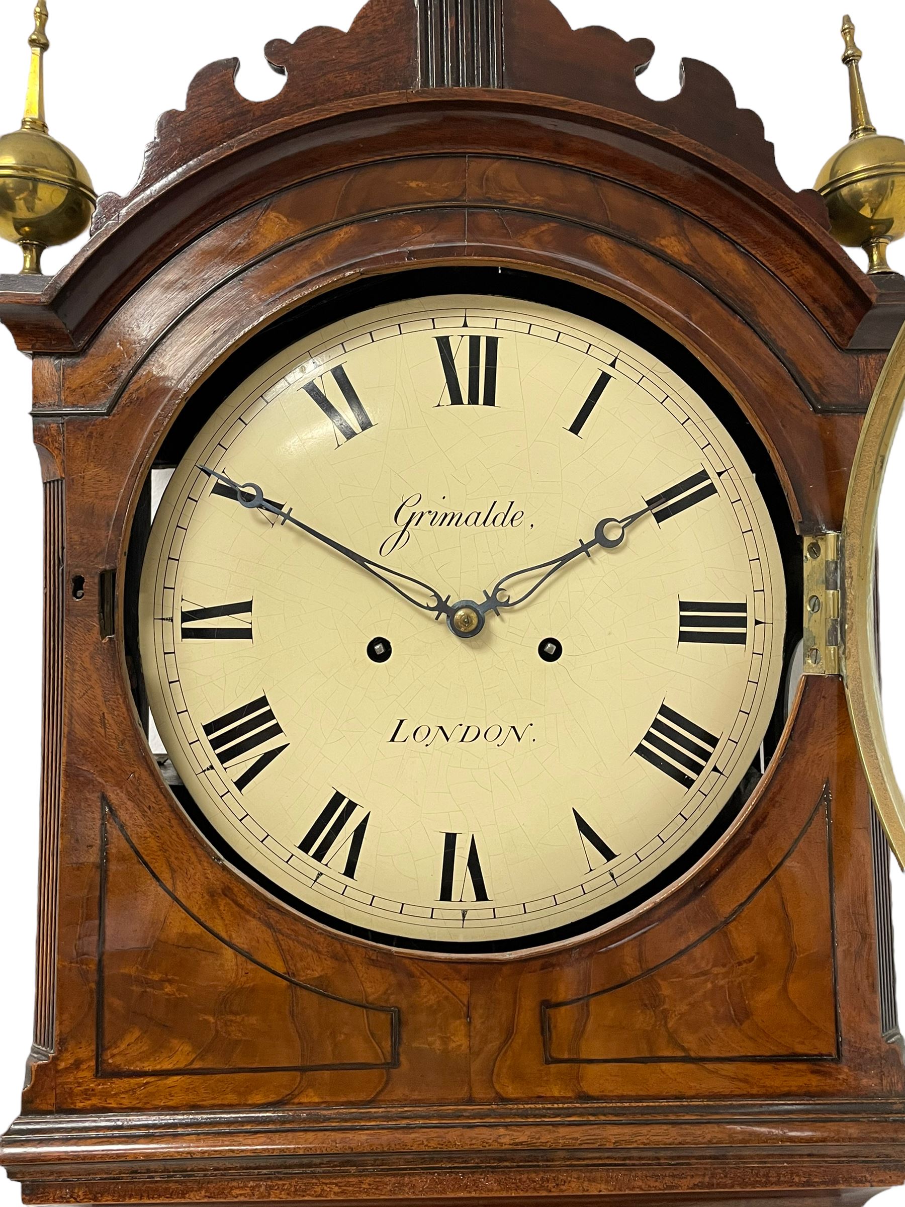 Grimalde of London - Mahogany 8-day longcase clock c1805 - Image 9 of 14