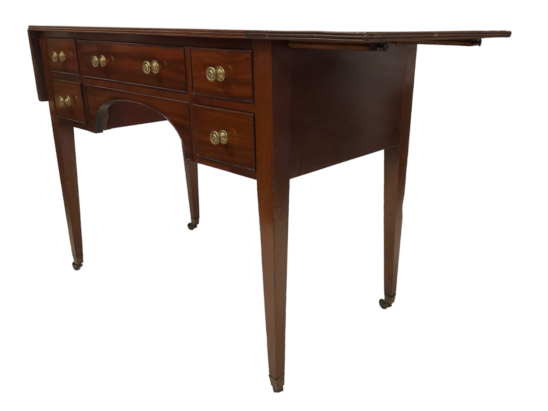 Regency mahogany drop-leaf side table - Image 7 of 13