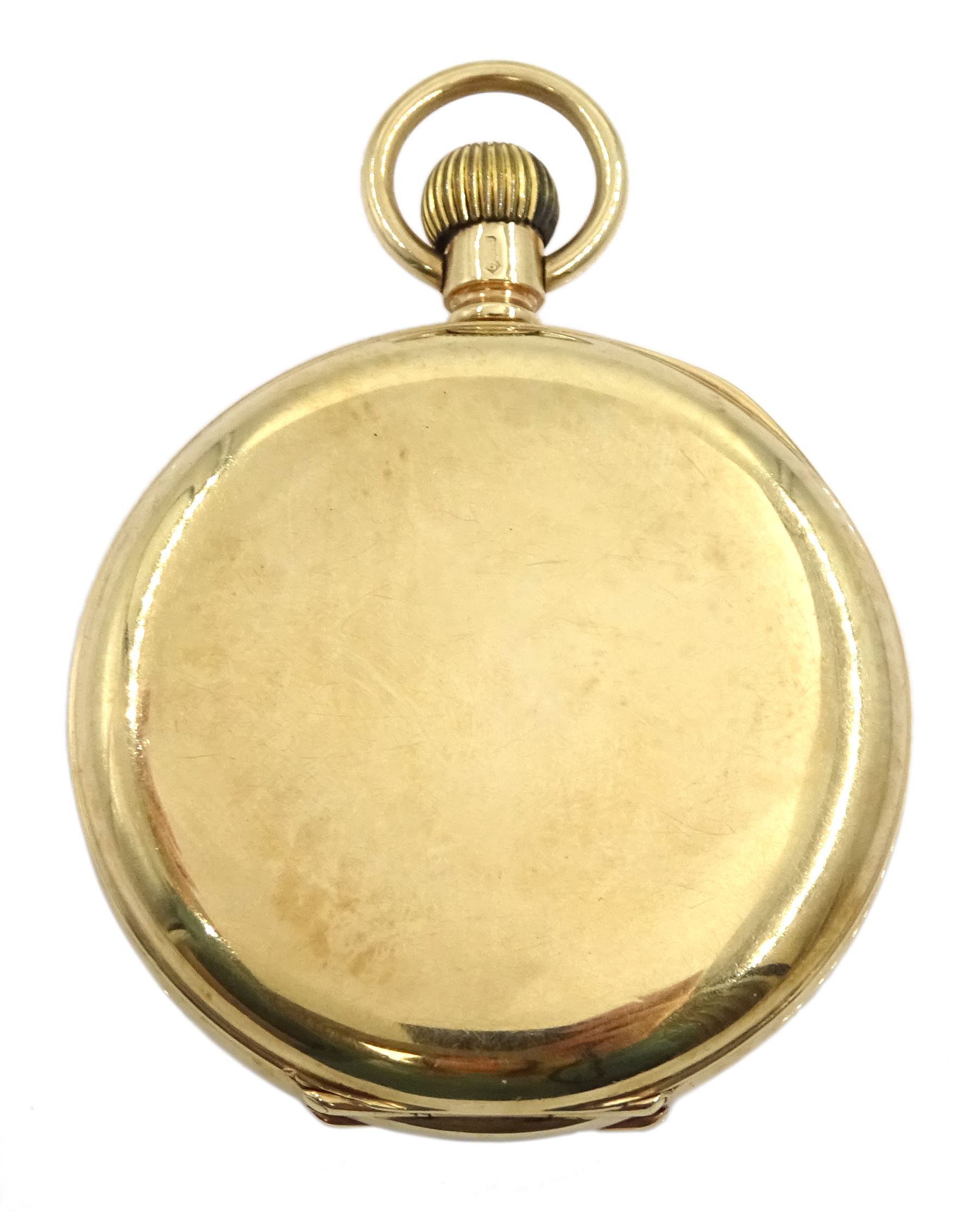 Early 20th century 9ct gold open face keyless lever pocket watch by James Walker 'To the Admiralty' - Image 2 of 4