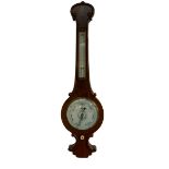 Victorian mahogany mercury barometer