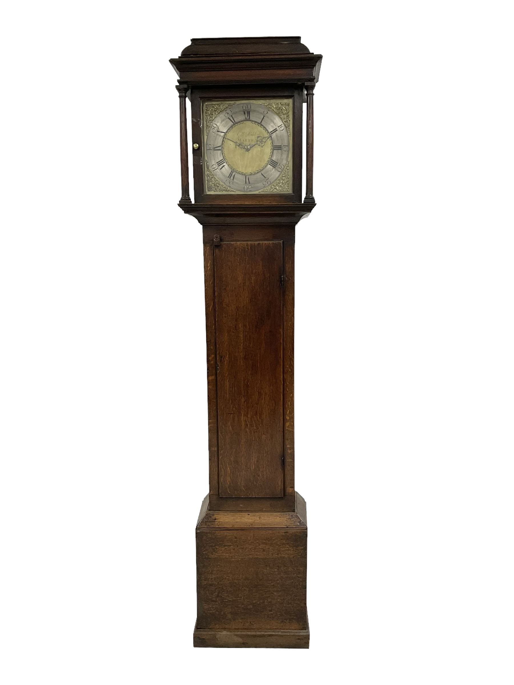Gilbert Kidd of Malton - 30-hour 18th-century oak-cased longcase clock