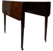 George III mahogany Pembroke table