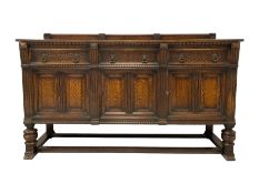 Early 20th century oak sideboard