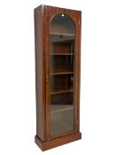 Late 19th century mahogany display cabinet