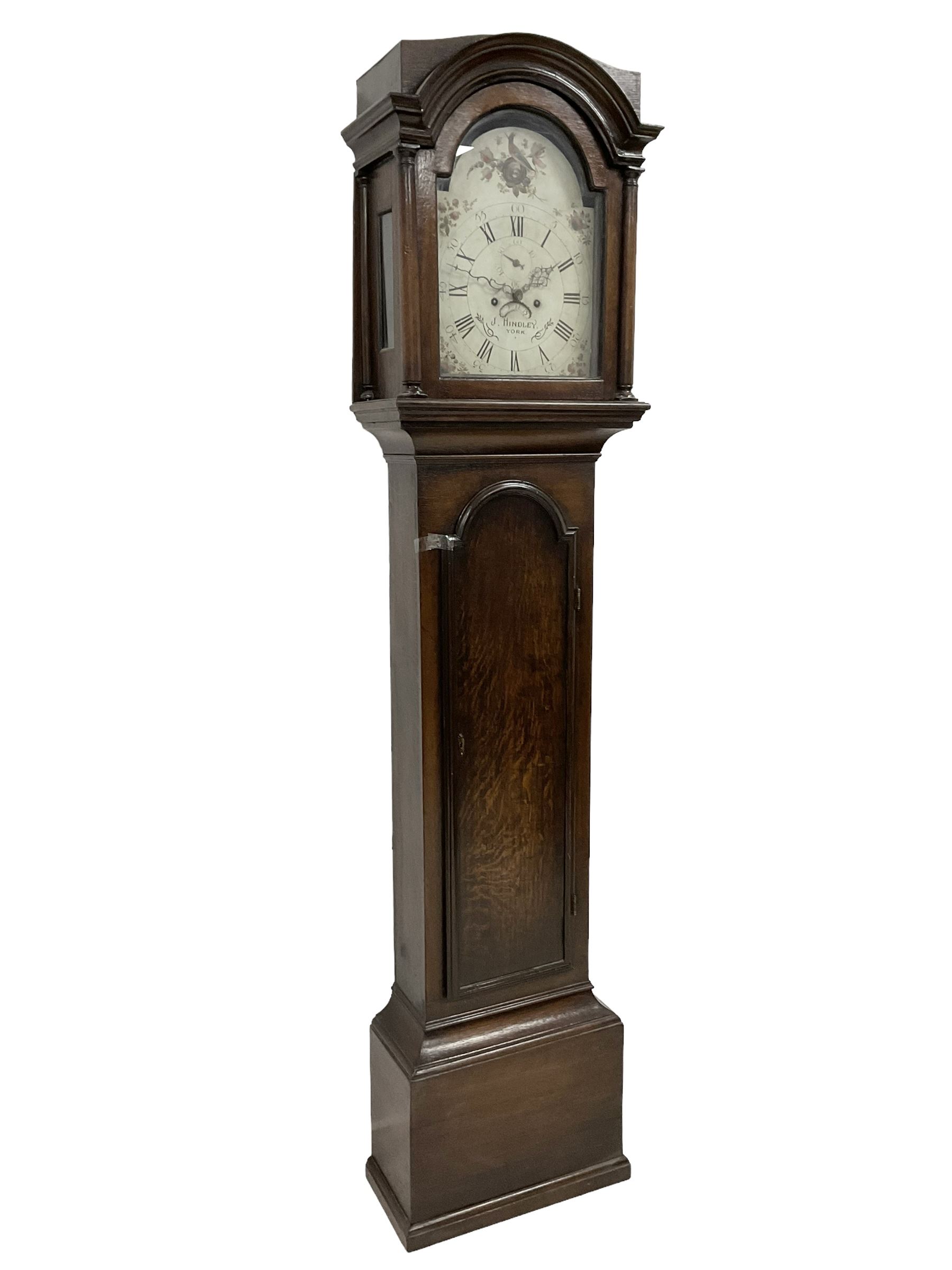 English - late 18th-century oak cased 8-day longcase clock - Image 3 of 5