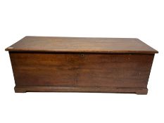 19th century oak blanket box