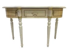 Italian classical style composite marble console table