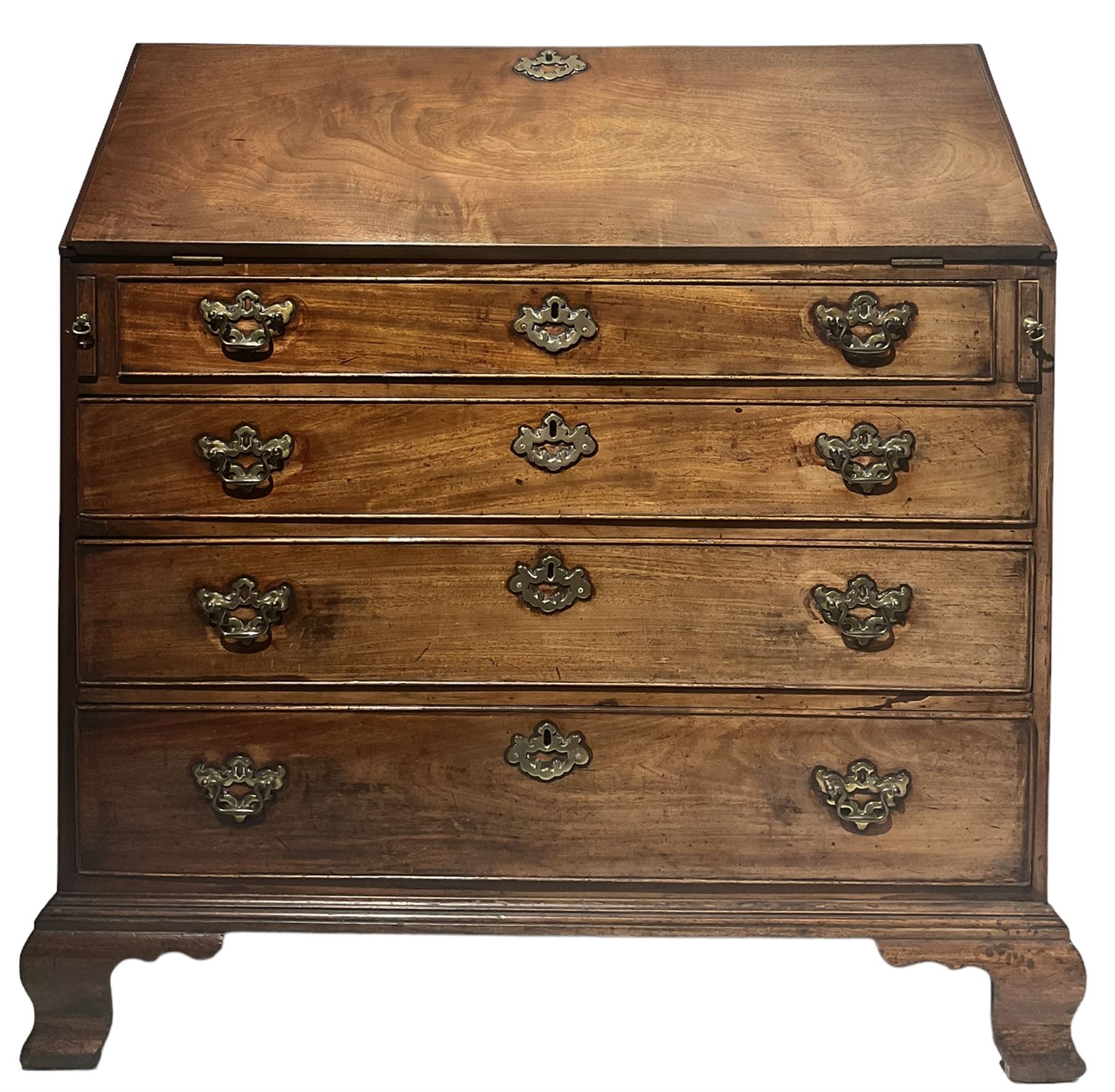 George III mahogany bureau