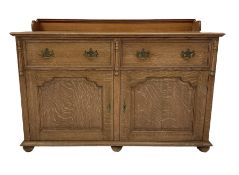 Late 19th century oak sideboard