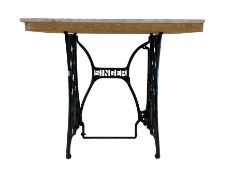 Singer painted cast iron table