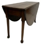 19th century oak drop leaf table