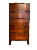 Barker & Stonehouse - Navajos reclaimed chestnut bow front chest