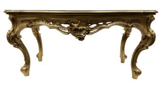 Silik Lo Stile Di Classe - Italian Rococo style gilt coffee table