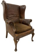 Wingback armchair