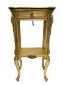 Silik Lo Stile Di Classe - Italian Rococo style gilt side table