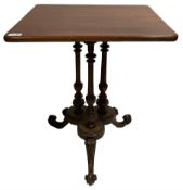 Mahogany occasional table