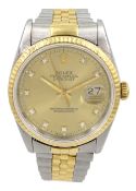Rolex Oyster Perpetual Datejust gentleman's automatic wristwatch