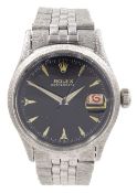Rolex Oyster Perpetual Date gentleman's stainless steel automatic wristwatch