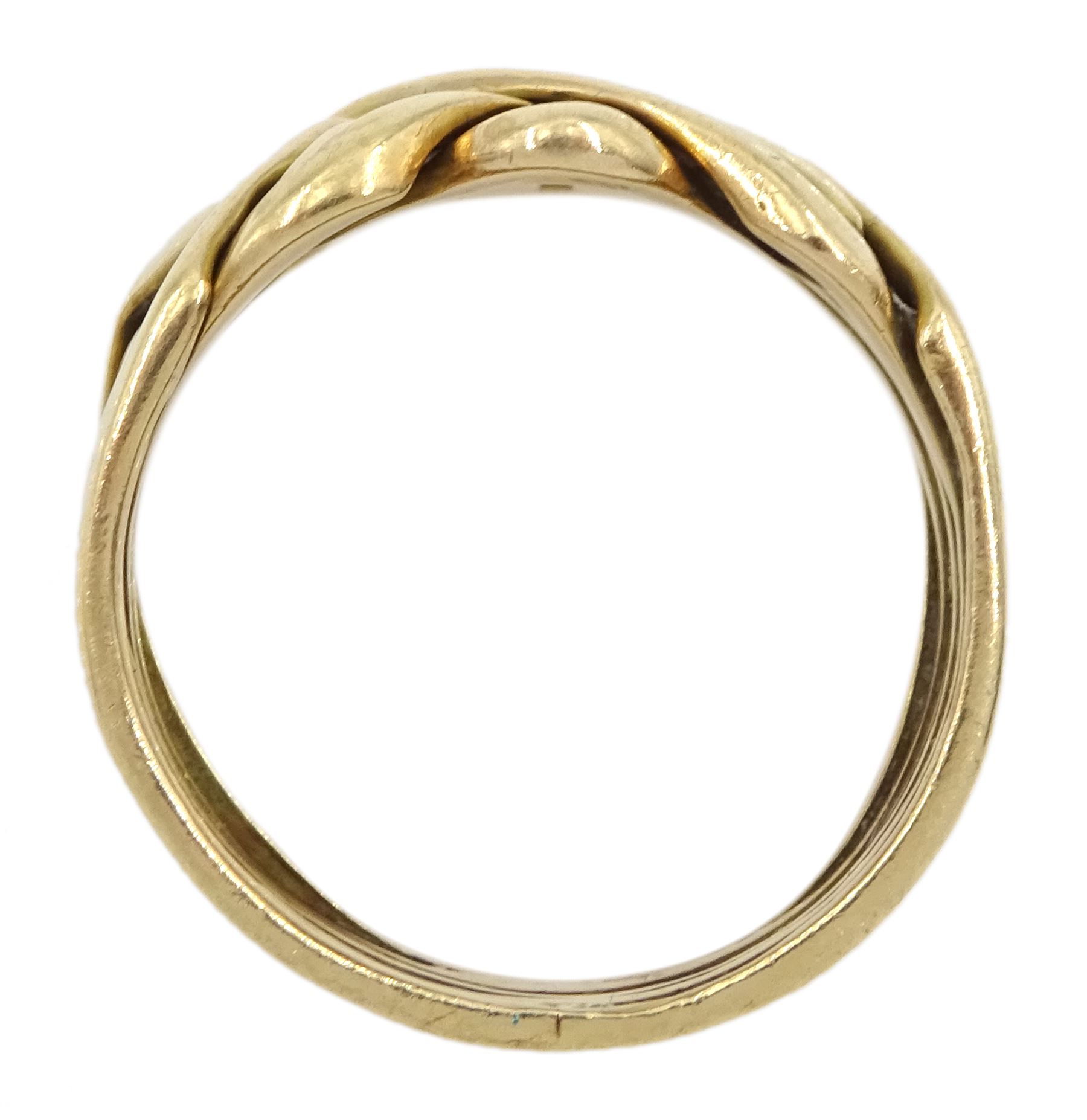 9ct gold puzzle ring - Image 4 of 4