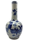 19th century Chinese porcelain bottle vase