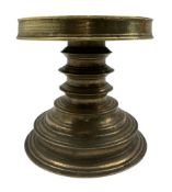 16th/ 17th century Flemish brass pricket candlestick