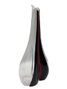 Reidel 'Black Tie Smile' decanter with red and black H35cm