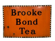 Smaller Brooke Bond Tea single sided enamel sign