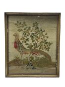 Victorian Berlin work wool picture of a pheasant